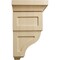 Ekena Millwork 5"W x 5 3/4"D x 10"H Medium Reyes Wood Corbel, Rubberwood CORW05X05X10RYRW - alternate 3